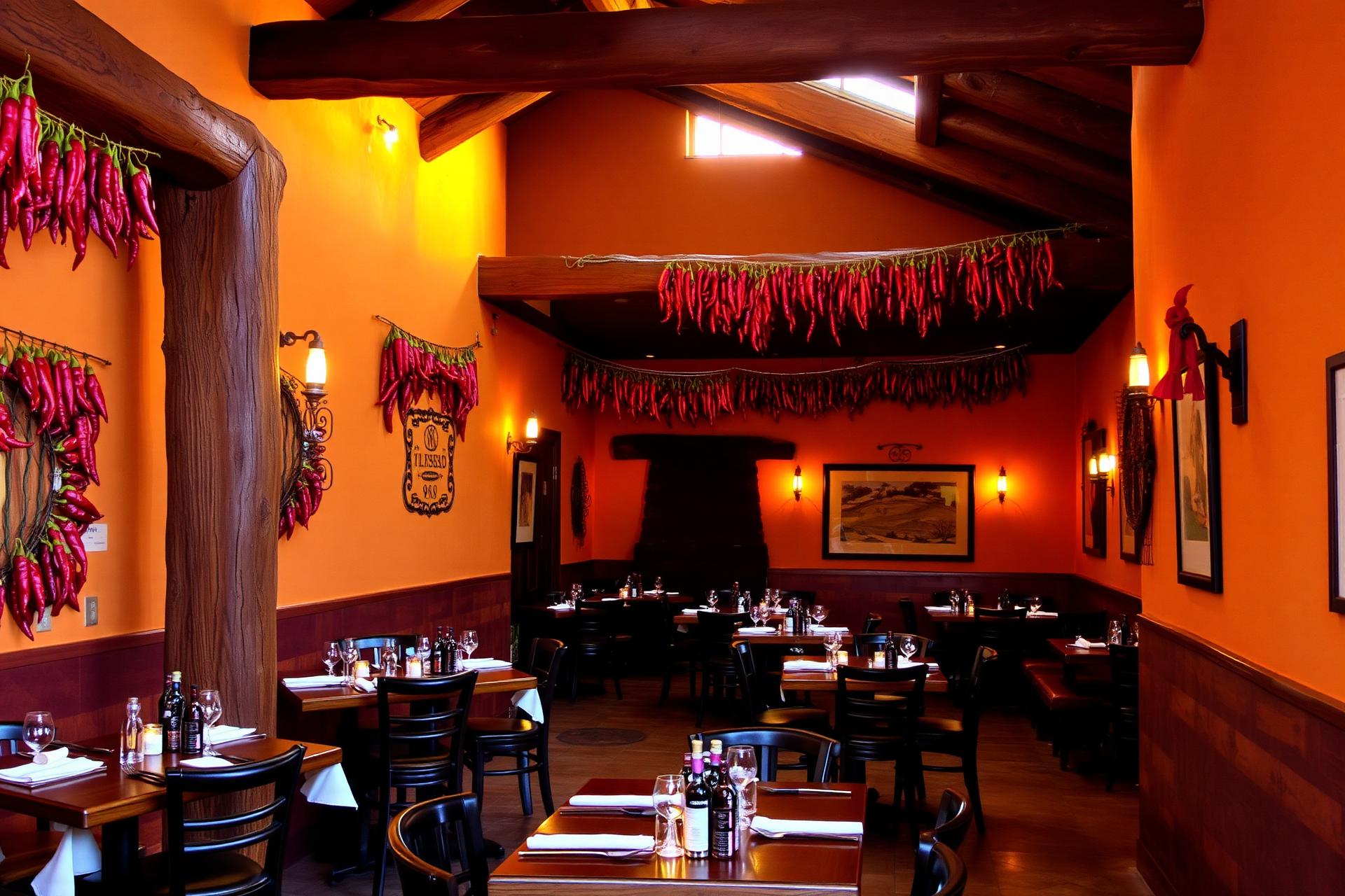 Rutilio's Belen dining room